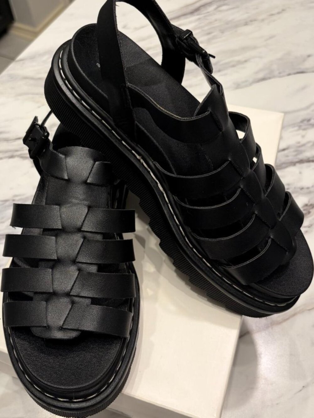 A New Day Monroe Sandals in Black Women's US Size 7